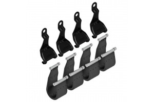 Nordrive Fit-Kit Άκρα-Πόδια για Μπάρες Citroen Cactus Snap Alu F-2 14cm 4τμχ