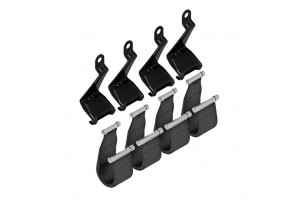 Nordrive Fit-Kit Άκρα-Πόδια για Μπάρες Dacia Duster Railings Snap Alu F-2 14cm 4τμχ