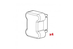 Nordrive Ανταλλακτικές Τάπες για Μπάρες Μεταλλικές Kargo 4τμχ