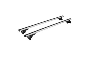 Μπαρες Οροφης (Μ) 120cm IN Rail Steel Αλουμινιου 2ΤΕΜ. Με Κλειδαριες Για Οχηματα Με Flush Railing