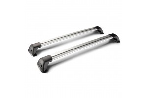 Yakima Μπαρες Οροφης Αλουμινιου Whispbar Flush Mixed Yakima 105+110 cm (ΑΣΗΜΙ ΧΡΩΜΑ/ΜΕ ΚΛΕΙΔΑΡΙΕΣ) Για Ολες Τις Οροφες - 2 ΤΕΜ.