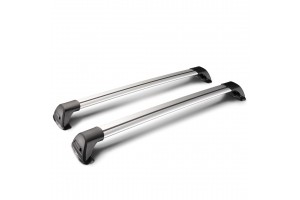 Μπαρες Οροφης Ανοδιωμενου Αλουμινιου Flush Bar Mixed Yakima 95+100 cm (ΑΣΗΜΙ ΧΡΩΜΑ/ΜΕ ΚΛΕΙΔΑΡΙΕΣ) Για Ολες Τις Οροφες - 2 ΤΕΜ.