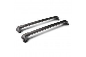 Yakima Μπάρες Οροφής Αλουμινίου 100εκ. για Universal (Σετ με πόδια και κλειδαριά)