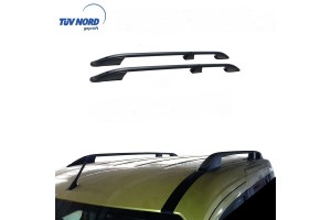 Ford Connect 2014+ Παραλληλες Μπαρες Οροφης Αλουμινιου L1 Μαυρες