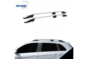 Mitsubishi Asx 2010+ Παραλληλες Μπαρες Οροφης Αλουμινιου Ασημι (ΜΟΝΟ ΔΙΑΚΟΣΜΗΤΙΚΕΣ)