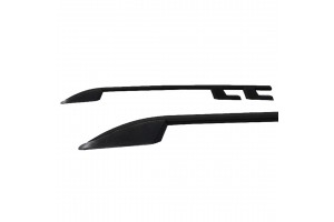 Omtec Citroen Berlingo 1997-2008 Παραλληλες Μπαρες Οροφης Αλουμινιου 2ΤΕΜ Μαυρες