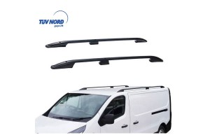 Omtec Μπάρες Οροφής Αλουμινίου 288εκ. για Opel Vivaro 2014 / Renault Trafic 2014 (Σετ με πόδια)