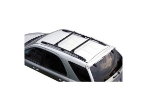 Nordrive Μπάρες Οροφής 79εκ. SW Μαύρες Snap-Fit με Κλειδί (Σετ με πόδια και κλειδαριά)