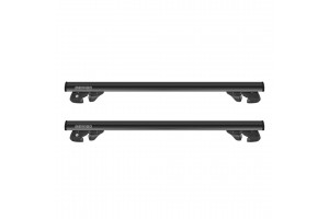 Menabo Μπάρες Οροφής Αλουμινίου 120εκ. Universal για Αυτοκίνητα με Εργοστασιακές Μπάρες (Σετ με πόδια και κλειδαριά) AM-