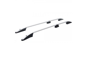 Fiat Panda 2003-2012 Παραλληλες Μπαρες Οροφης Αλουμινιου Ασημι