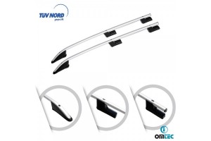 Omtec Μπάρες Οροφής Αλουμινίου για Fiat Fullback 2016 / Mitsubishi L200 2015 (Σετ με πόδια)