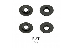 Lampa Κουμπώματα Κλιπς Στρογγυλά Μεγάλα για Πατάκια Fiat 4τμχ