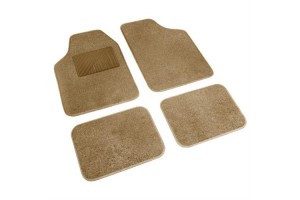 Lampa Cosmo Σετ Πατάκια Universal 4τμχ από Μοκέτα Μπεζ