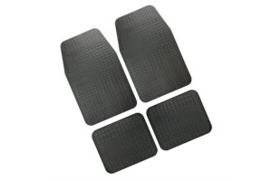 Lampa Πατακια Λαστιχο Florida Μαυρα 41x63,5cm+40x33cm 4ΤΕΜ. L25141