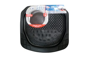 Ototop Σετ Πατάκια 2τμχ Λάστιχο 3D 48.2 x 48.5cm