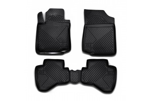 Novline Σετ Πατάκια Σκαφάκι 4τμχ από Λάστιχο για Citroen C1 11/2009+