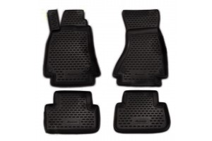 Μαρκε Πατακια Σε Σκαφη Tpe Λαστιχο Για Audi A4 B6 4D 2000-2007ΣΕ Μαυρο Χρωμα Novline - 4 ΤΕΜ.