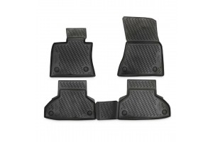 Novline Σετ Πατάκια Σκαφάκια 4τμχ από Λάστιχο για BMW X6 F16 2014