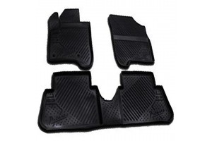 Novline Σετ Πατάκια 4τμχ από Λάστιχο για Citroen C3 / Picasso 2009-2016