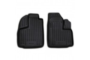 Novline Πατάκια Μπροστινά 2τμχ από Λάστιχο για Fiat Doblo 2001+