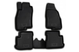 Novline Fiat Grande Punto 2005> Πατακια Μαρκε Λαστιχο Σκαφακια (ΜΑΥΡΟ) 4ΤΕΜ.