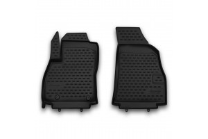 Novline Σετ Πατάκια 2τμχ από Λάστιχο για Fiat Fiorino 2007+