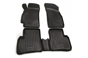 Μαρκε Πατακια Σε Σκαφη Tpe Λαστιχο Για Hyundai Accent 5D 2000-2005ΣΕ Μαυρο Χρωμα Novline - 4 ΤΕΜ.