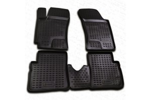 Novline Hyundai Getz 5D 2002> Πατακια Μαρκε Λαστιχο Σκαφακια (ΜΑΥΡΟ) - 4 ΤΕΜ.