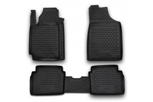 Novline Σετ Πατάκια 4τμχ από Λάστιχο Hyundai i10