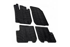 Gumarni Zubri Σετ Πατάκια 4τμχ από Λάστιχο για Dacia Duster / Sandero / Logan 2010