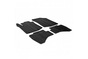 Μαρκε Πατακια Σε Σκαφη Λαστιχο Για Citroen C1 3D / 5D 2014-03/2021 / Citroen C1 Airscape 2014-2018 / Peugeot 108 3D / 5D 06/2014-03/2021 / Peugeot 108 TOP! 06/2014-06/2019 / Toyota Aygo 2014-2021 Sumisura Σε Μαυρο Χρωμα Me Κουμπωματα Lampa - 4 ΤΕΜ.