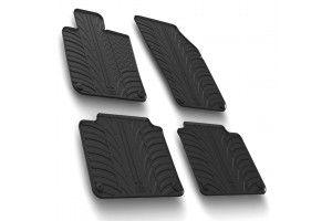 Novline Σετ Πατάκια 4τμχ από Λάστιχο για Volvo S90 4D/SW/ S90 Crosscountry 09/2016+