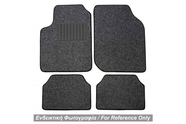 Ford Focus 1998>2005 Πατακια Μαρκε Μοκετα (ΓΚΡΙ Με Μαυρο ΡΕΛΙ) - 4 ΤΕΜ.