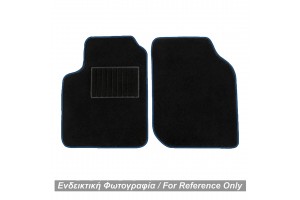 Race Axion Πατάκια Μπροστινά 2τμχ από Μοκέτα για Smart 450 1998-2006 Μαύρο/Μπλε