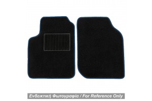 Race Axion Σετ Πατάκια 4τμχ από Μοκέτα για Smart 1998-2006 Μαύρο/Μπλε