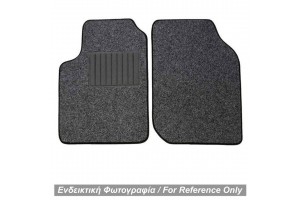 Mercedes Smart 450 1998>2006 Πατακια Μαρκε Μοκετα Γκρι Με Μαυρο Ρελι Race Axion - 2 ΤΕΜ.