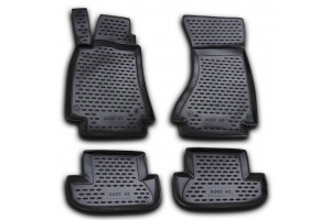 Audi A5 2009-2016 | 4ΤΕΜ. Πατάκια(σκαφάκια) Μαύρα από Tpe Μαρκέ