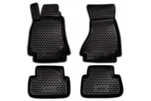 Μαρκε Πατακια Σε Σκαφη Tpe Λαστιχο Για Audi A4 11/2007-10/2015ΣΕ Μαυρο Χρωμα Novline - 4 ΤΕΜ.