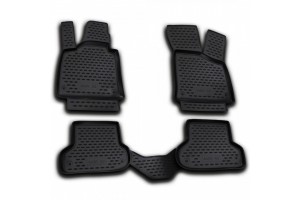 Audi A3 3D 2003-2012 | 4ΤΕΜ. Πατάκια(σκαφάκια) Μαύρα από Tpe Μαρκέ