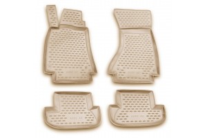 Audi A5 2009-2016 | 4ΤΕΜ. Πατάκια(σκαφάκια) Μπεζ από Tpe Μαρκέ