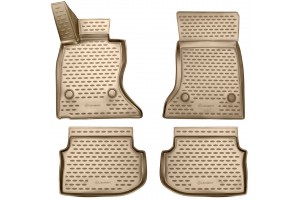 BMW Σειρα 5 F10 2010-2013 | 4ΤΕΜ. Πατάκια(σκαφάκια) Μπεζ από Tpe Μαρκέ