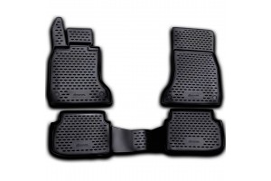 Novline Σετ Πατάκια Σκαφάκια 4τμχ από Λάστιχο για BMW Σειρά 7 F01 Sedan 2007-2015