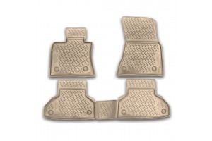 Novline Σετ Πατάκια Σκαφάκια 4τμχ από Λάστιχο για BMW X6 F16 2014