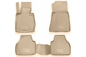 Novline Σετ Πατάκια Σκαφάκια 4τμχ από Λάστιχο για BMW X3 F25 2010