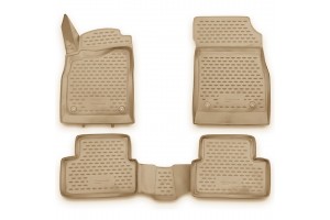 Novline Σετ Πατάκια Σκαφάκια 4τμχ από Λάστιχο για Chevrolet Cruze 2009