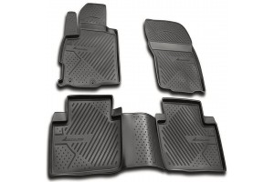 Novline Σετ Πατάκια 4τμχ από Λάστιχο για Citroen C-Crosser 2007+