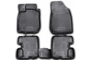 Novline Σετ Πατάκια Σκαφάκι 4τμχ από Λάστιχο για Dacia Sandero