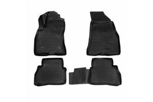 FIAT DOBLO PANORAMA 2015+ ΠΑΤ.ΜΑΡΚ.ΛΑΣΤΙΧΟ ΣΚΑΦΑΚΙΑ (ΜΑΥΡΟ) - 4 ΤΕΜ.