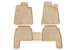 Novline Σετ Πατάκια 4τμχ από Λάστιχο Hyundai Santa FE