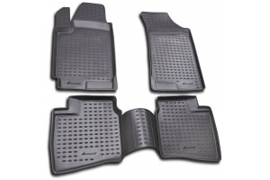 Novline Σετ Πατάκια Σκαφάκι 4τμχ από Λάστιχο για Hyundai Elantra +